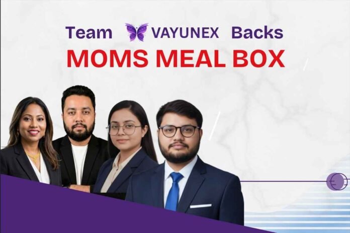 Moms Meal Box Guwahati, Vayunex Technologies investment, affordable meals Guwahati, Manish Giri, hunger relief Assam
