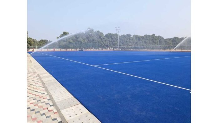 Varanasi Smart City sports, hockey turf Varanasi, UP College sports infrastructure, Gallant Sports projects 2026