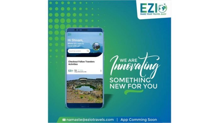 EZIO travel startup, Shivam Kumar EZIO, social travel platform, travel tech startup India, travel community platform, travelwithezio, travel startup investment