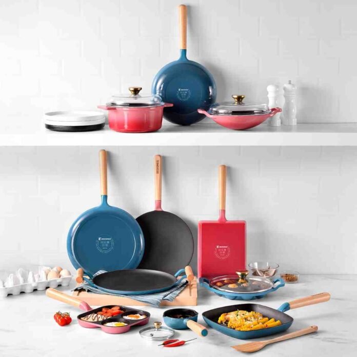 Bergner Excalibur cookware, Vikas Khanna cookware, premium cast iron India, designer cookware, luxury kitchen products
