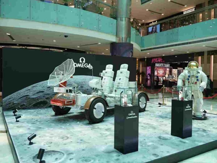 Ambience Mall Gurugram, OMEGA Lunar Exploration, OMEGA Speedmaster, Moonwatch exhibit, Gurugram events, luxury retail India