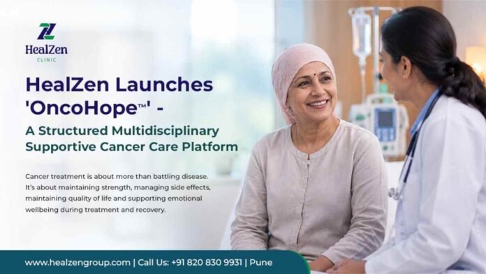 HealZen, OncoHope, supportive cancer care, multidisciplinary oncology, patient-centric cancer care, onco-nutrition, psychosocial support for cancer, cancer care platform India, TGH OCC clinical trial, PRO Therapeutic Protocol