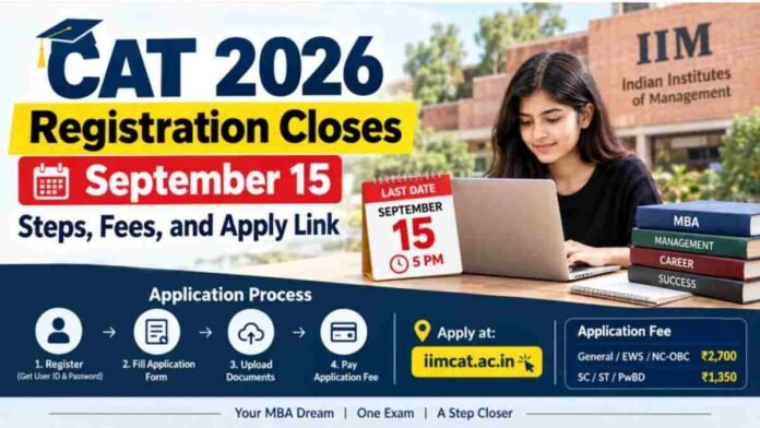 CAT 2026, CAT 2026 Registration, CAT Registration 2026, CAT 2026 Last Date, CAT 2026 Apply Online, CAT Exam 2026, IIM Admission 2026, IIM CAT, CAT Application Form, CAT Application Fee, CAT 2026 Fees, CAT 2026 Exam, MBA Entrance Exam, MBA Admission 2026, CAT 2026 Test Cities